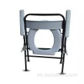 Asistencia para el baño médico silla de inodoro plegable silla de plástico silla de cócona asiento toliet portátil para pacientes